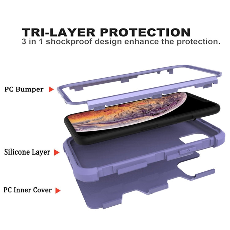For iPhone 12 mini Contrast Color Silicone + PC Shockproof Case