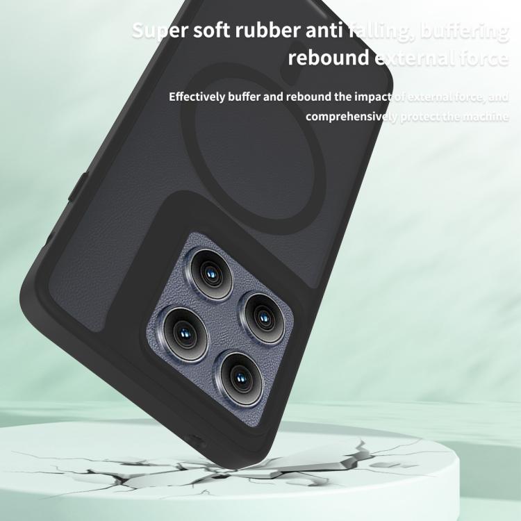 For Motorola Edge 5G 2025 Skin Feel TPU Hybrid PC MagSafe Phone Case