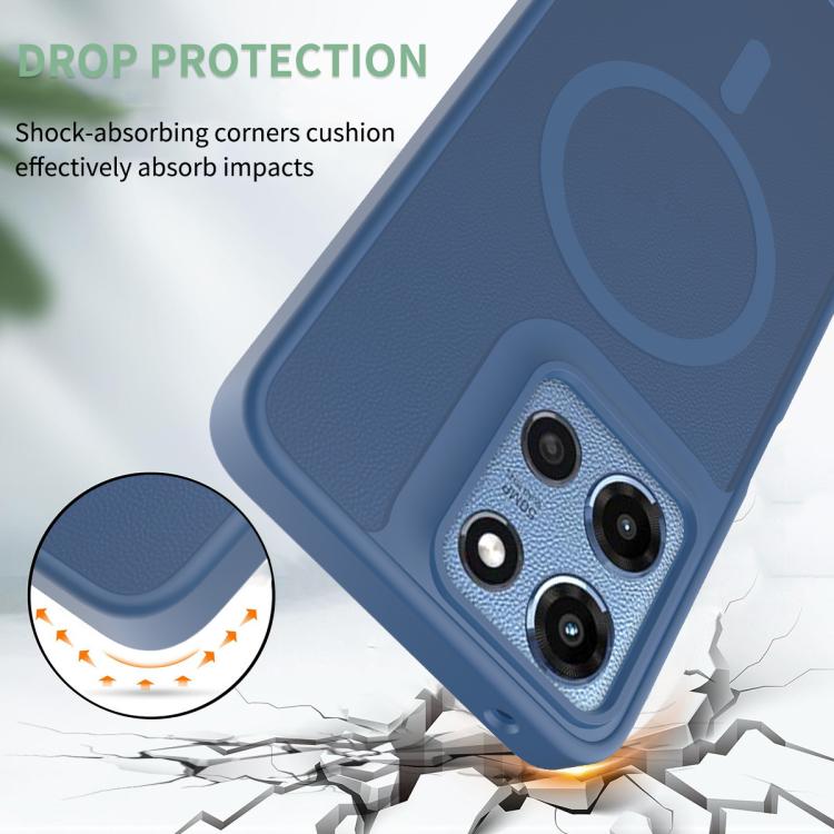 For Motorola Moto G Power 5G 2025 Skin Feel TPU Hybrid PC MagSafe Phone Case