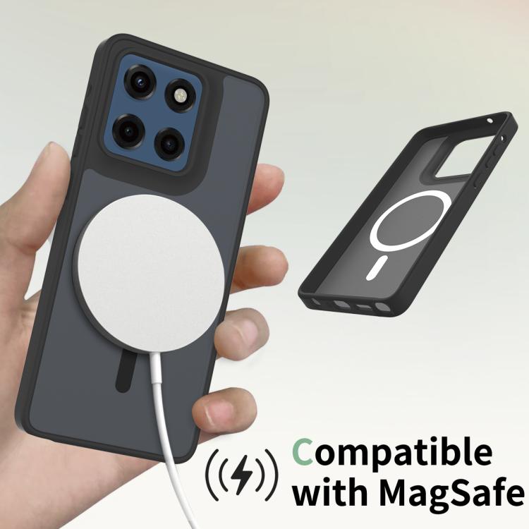 For Motorola Moto G Stylus 5G 2025 Skin Feel TPU Hybrid PC MagSafe Phone Case