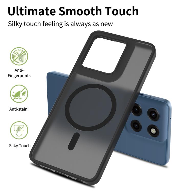 For Motorola Moto G Stylus 5G 2025 Skin Feel TPU Hybrid PC MagSafe Phone Case