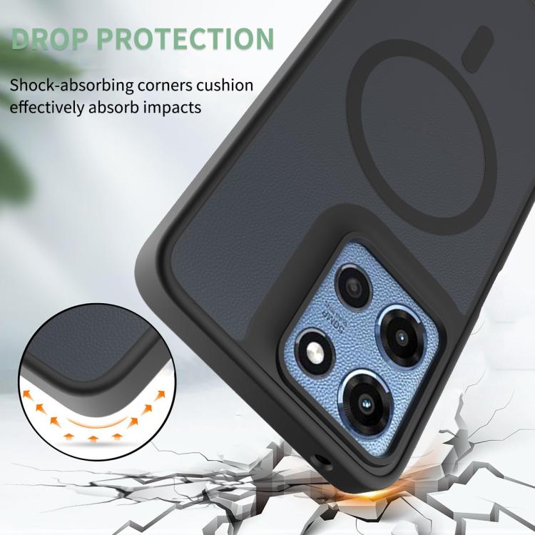 For Motorola Moto G 5G 2026 / 2025 / G Play 2026 Skin Feel TPU Hybrid PC MagSafe Phone Case