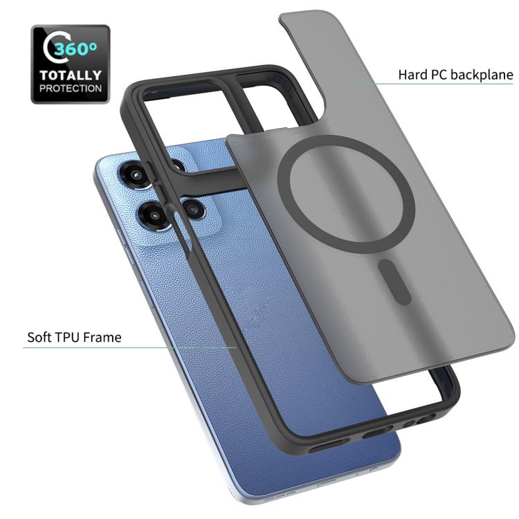 For Motorola Moto G 5G 2026 / 2025 / G Play 2026 Skin Feel TPU Hybrid PC MagSafe Phone Case