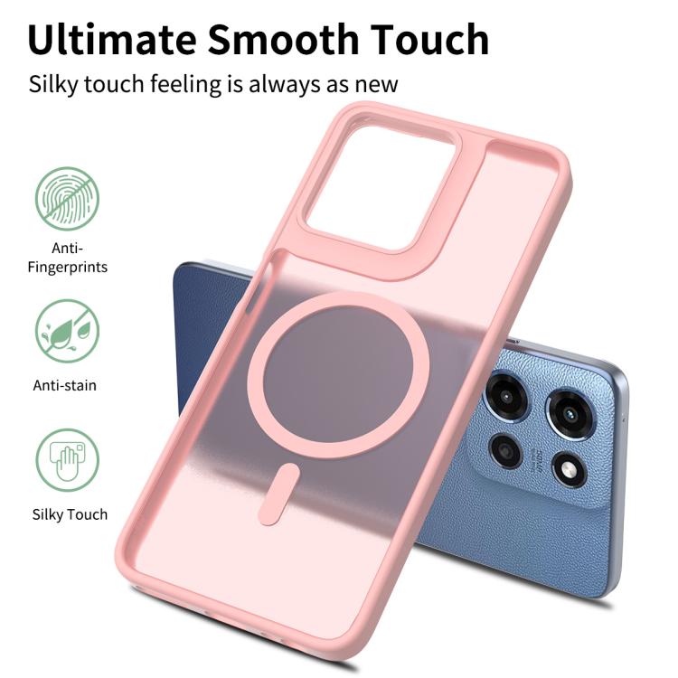 For Motorola Moto G 5G 2026 / 2025 / G Play 2026 Skin Feel TPU Hybrid PC MagSafe Phone Case