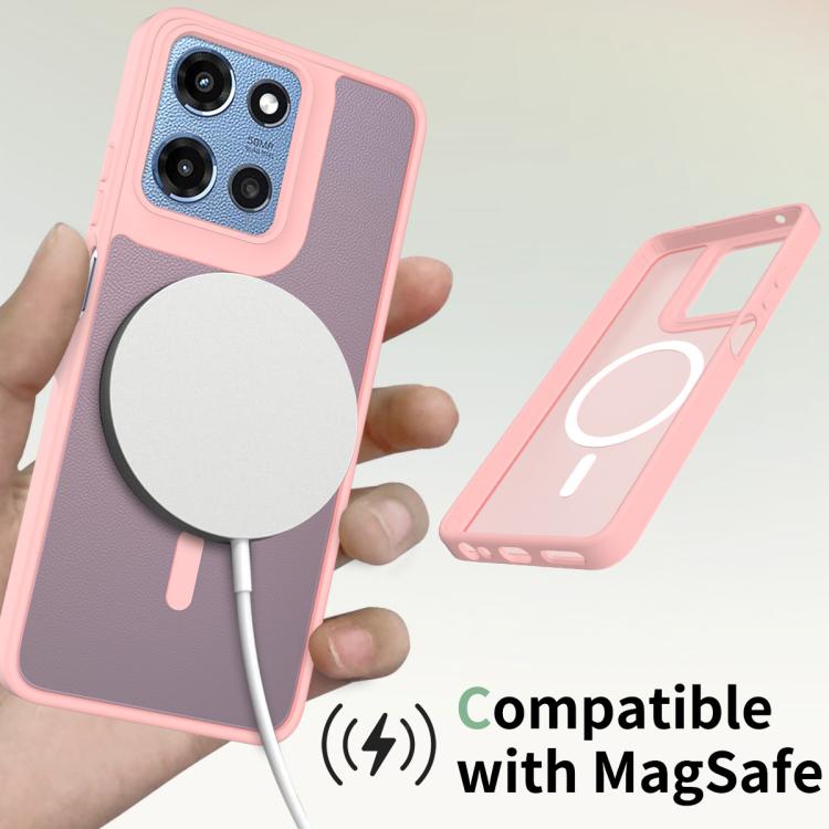 For Motorola Moto G 5G 2026 / 2025 / G Play 2026 Skin Feel TPU Hybrid PC MagSafe Phone Case