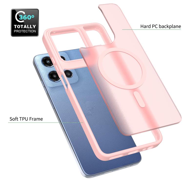 For Motorola Moto G 5G 2026 / 2025 / G Play 2026 Skin Feel TPU Hybrid PC MagSafe Phone Case