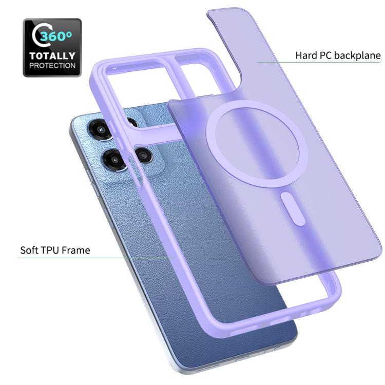 For Motorola Moto G 5G 2026 / 2025 / G Play 2026 Skin Feel TPU Hybrid PC MagSafe Phone Case