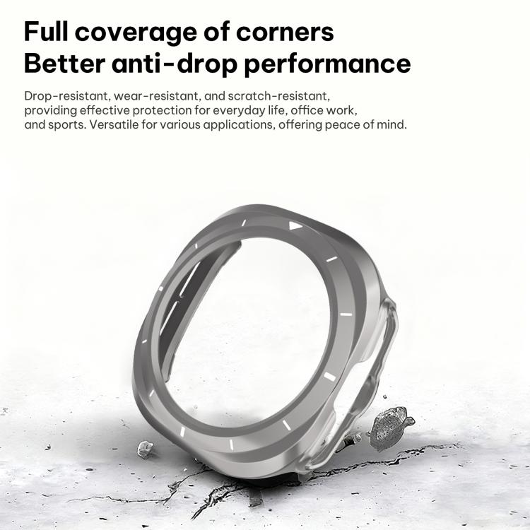 For Samsung Galaxy Watch Ultra / Ultra 2025 xDfind Scale Frame PC Hollow Watch Cover