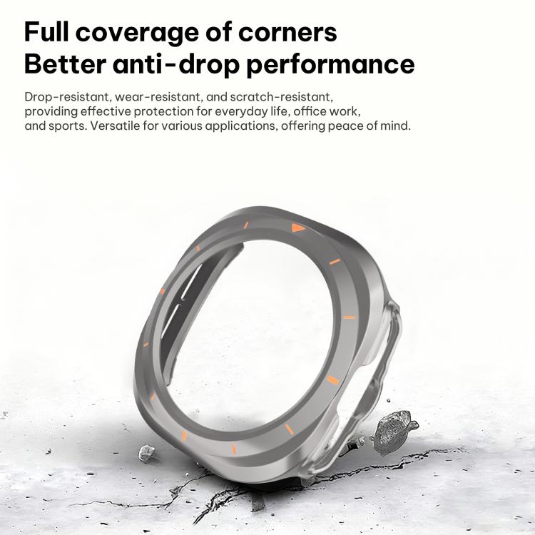 For Samsung Galaxy Watch Ultra / Ultra 2025 xDfind Scale Frame PC Hollow Watch Cover
