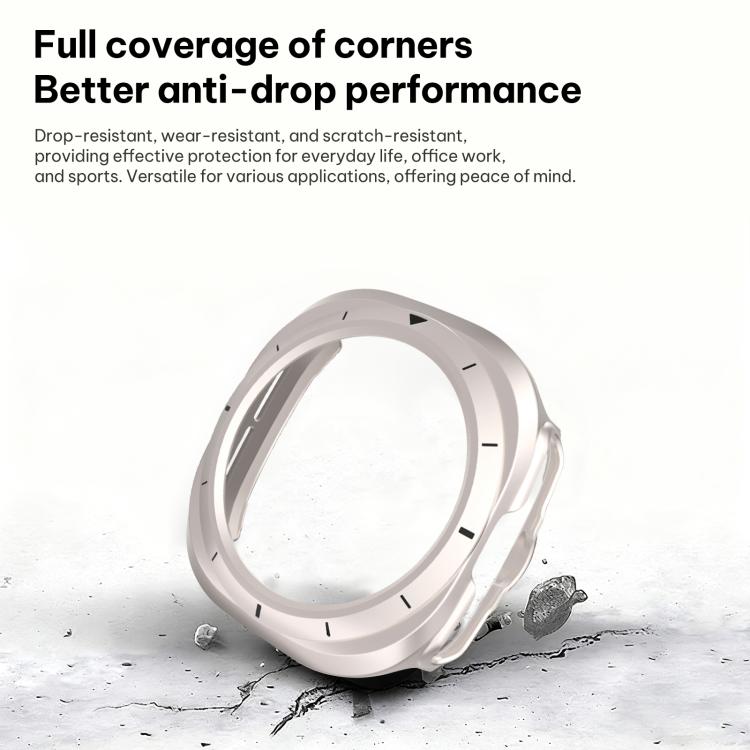 For Samsung Galaxy Watch Ultra / Ultra 2025 xDfind Scale Frame PC Hollow Watch Cover