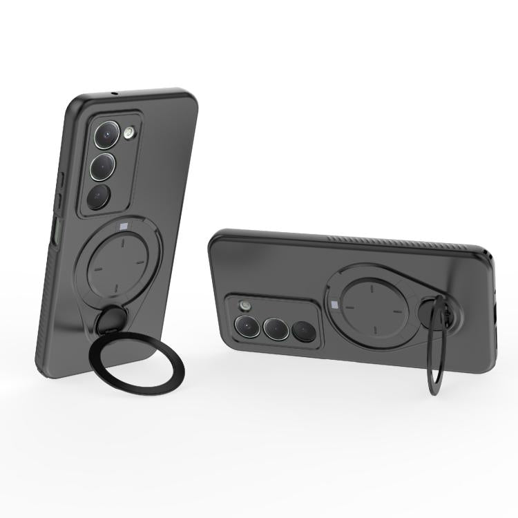 For Redmi 15 5G Global / 15 4G SEA 169.5mm Ring Shield MagSafe TPU Phone Case with 360 Degree Rotating Holder