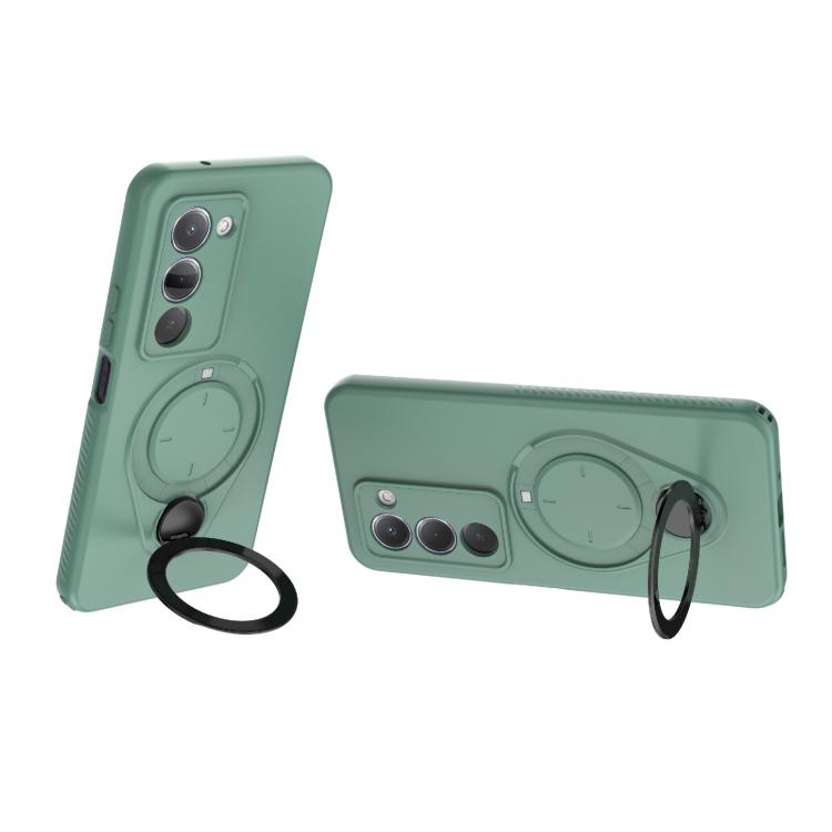 For Redmi 15 5G / 4G EU 171mm Ring Shield MagSafe TPU Phone Case with 360 Degree Rotating Holder