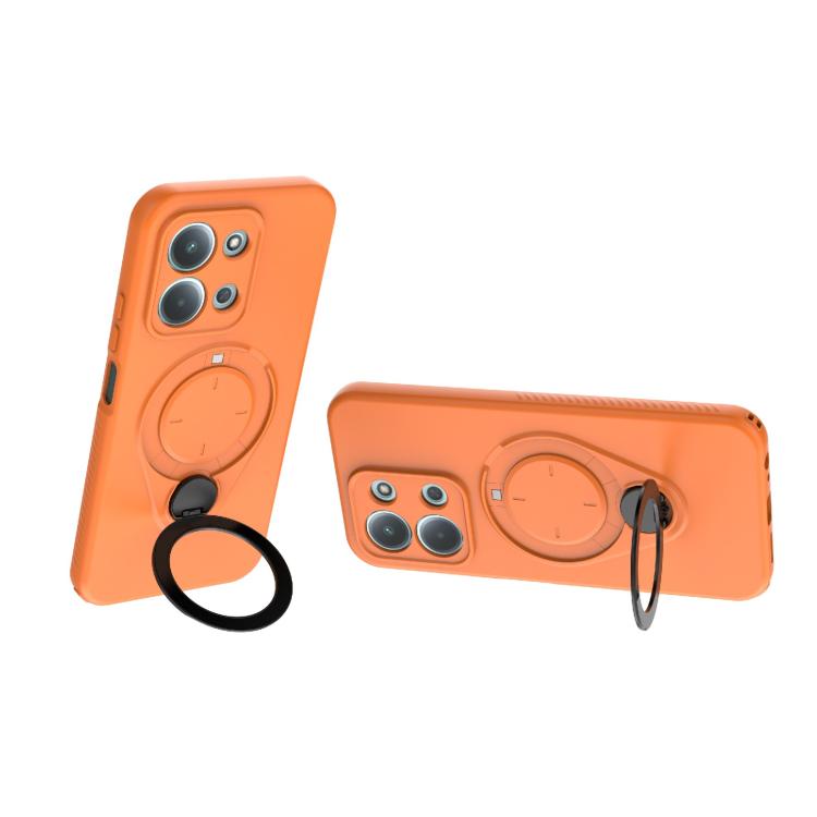 For Redmi 15C 5G / 4G Global 171mm Ring Shield MagSafe TPU Phone Case with 360 Degree Rotating Holder