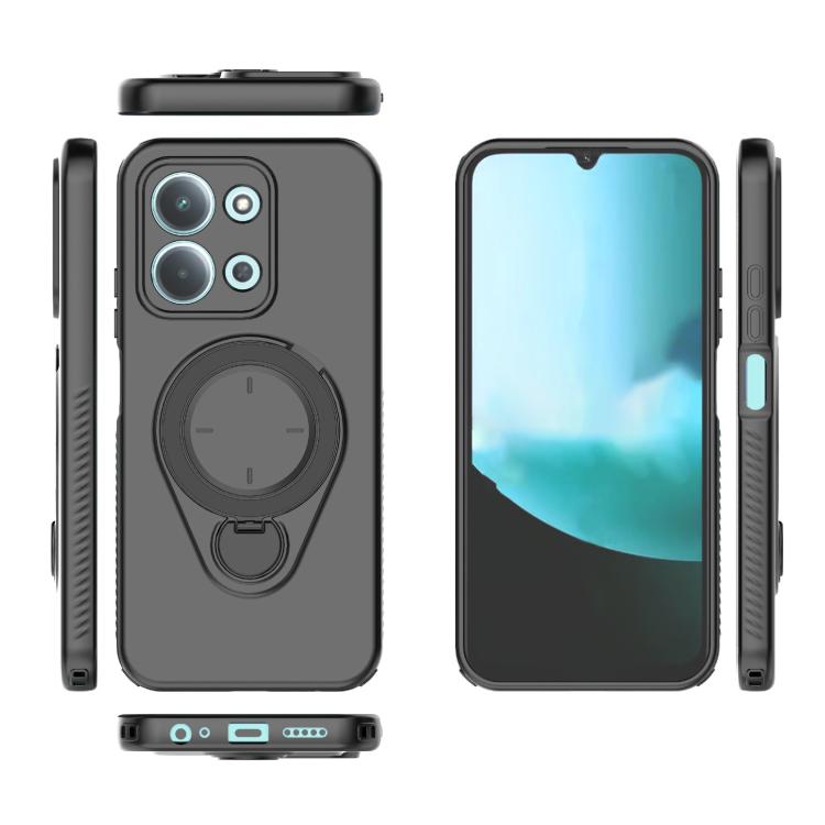 For Redmi 15C 5G / 4G Global 171mm Ring Shield MagSafe TPU Phone Case with 360 Degree Rotating Holder