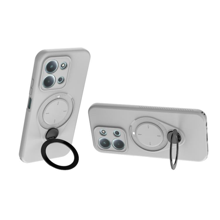 For Redmi 15C 5G / 4G EU 173mm Ring Shield MagSafe TPU Phone Case with 360 Degree Rotating Holder