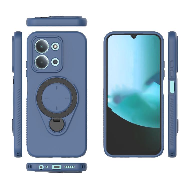 For Redmi 15C 5G / 4G EU 173mm Ring Shield MagSafe TPU Phone Case with 360 Degree Rotating Holder