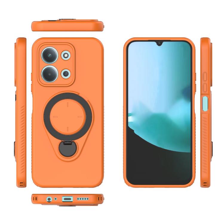 For Redmi 15C 5G / 4G EU 173mm Ring Shield MagSafe TPU Phone Case with 360 Degree Rotating Holder