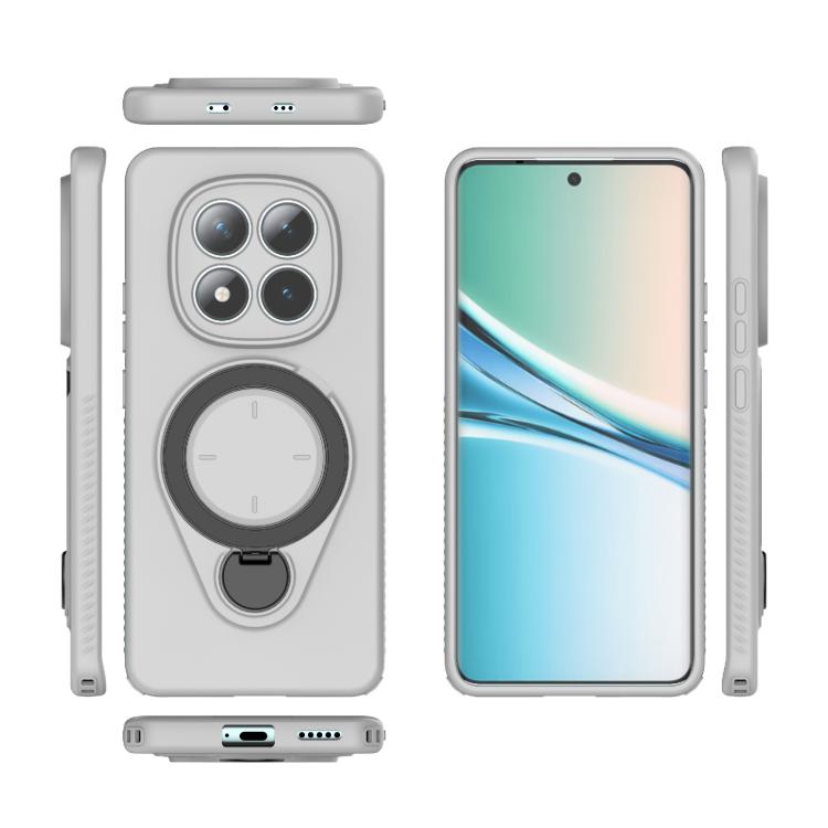 For Redmi Note 15 4G / 5G Global 164mm Ring Shield MagSafe TPU Phone Case with 360 Degree Rotating Holder