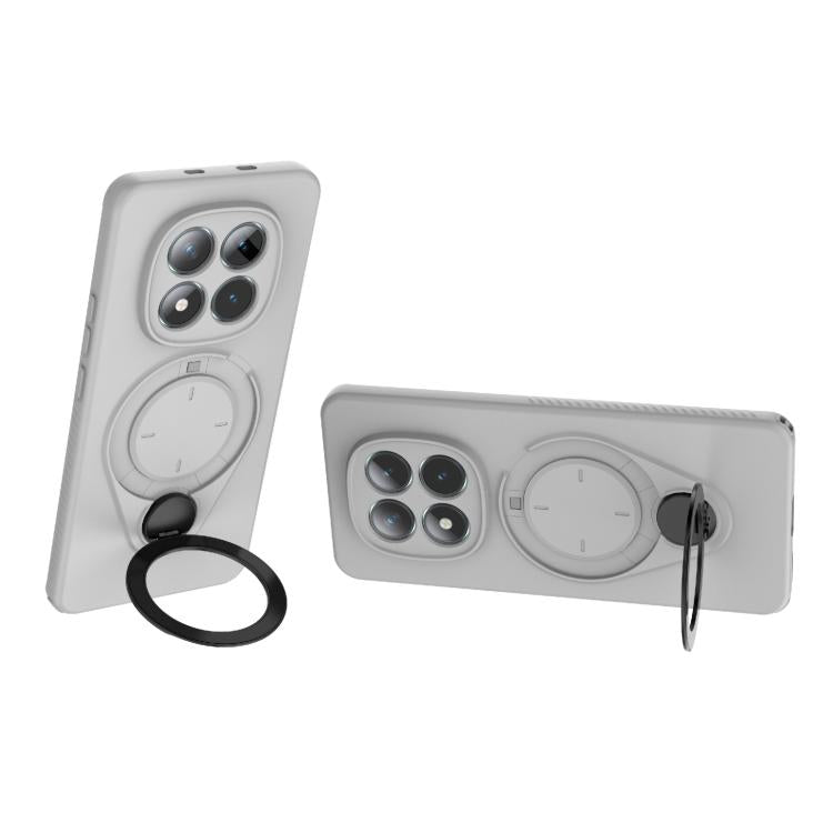 For Redmi Note 15 4G / 5G Global 164mm Ring Shield MagSafe TPU Phone Case with 360 Degree Rotating Holder