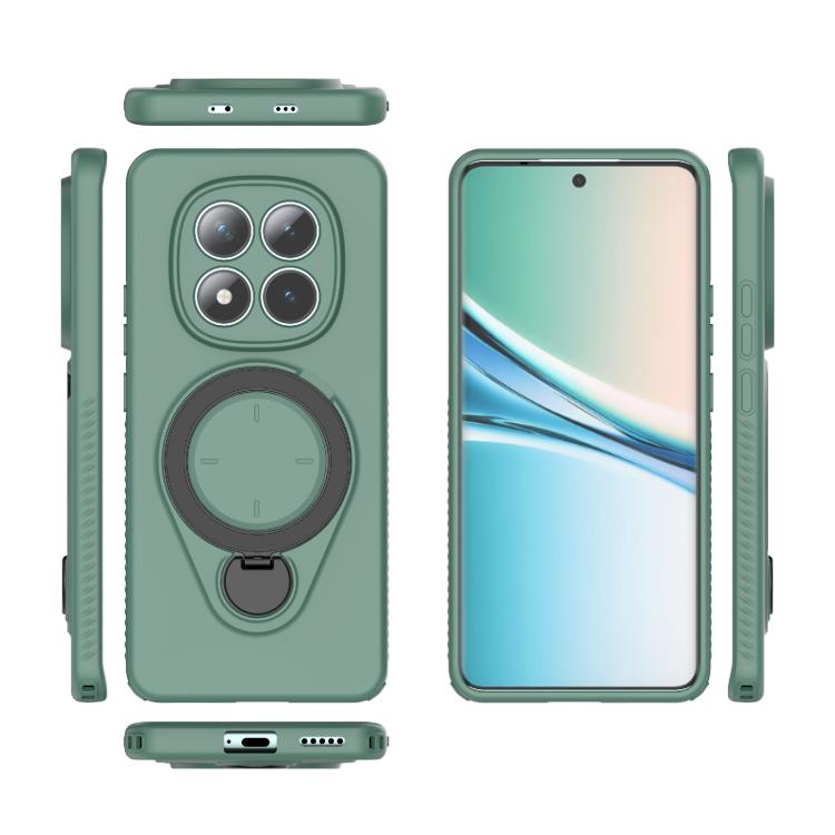 For Redmi Note 15 4G / 5G Global 164mm Ring Shield MagSafe TPU Phone Case with 360 Degree Rotating Holder