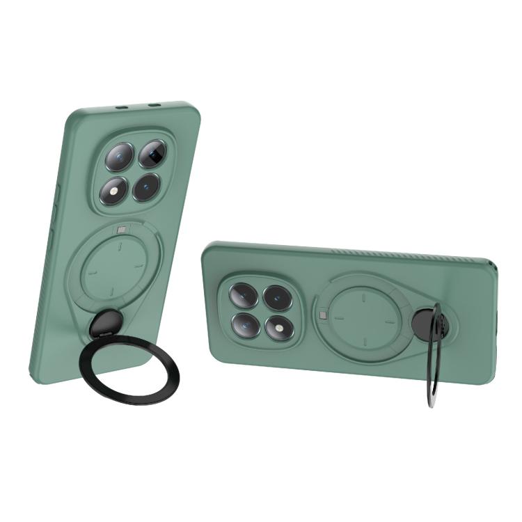 For Redmi Note 15 4G / 5G Global 164mm Ring Shield MagSafe TPU Phone Case with 360 Degree Rotating Holder
