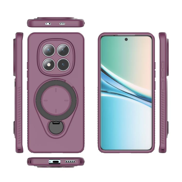 For Redmi Note 15 4G / 5G Global 164mm Ring Shield MagSafe TPU Phone Case with 360 Degree Rotating Holder