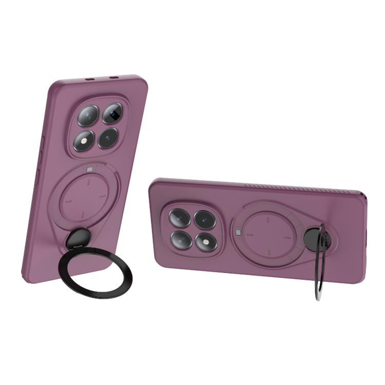 For Redmi Note 15 4G / 5G Global 164mm Ring Shield MagSafe TPU Phone Case with 360 Degree Rotating Holder