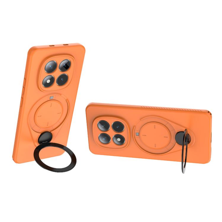 For Redmi Note 15 4G / 5G Global 164mm Ring Shield MagSafe TPU Phone Case with 360 Degree Rotating Holder
