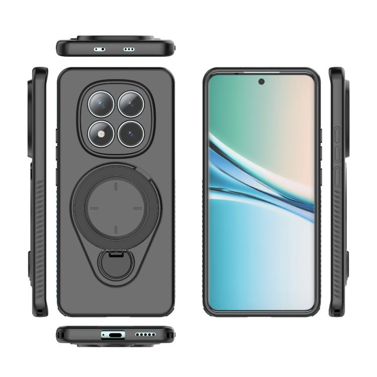 For Redmi Note 15 4G / 5G Global 164mm Ring Shield MagSafe TPU Phone Case with 360 Degree Rotating Holder