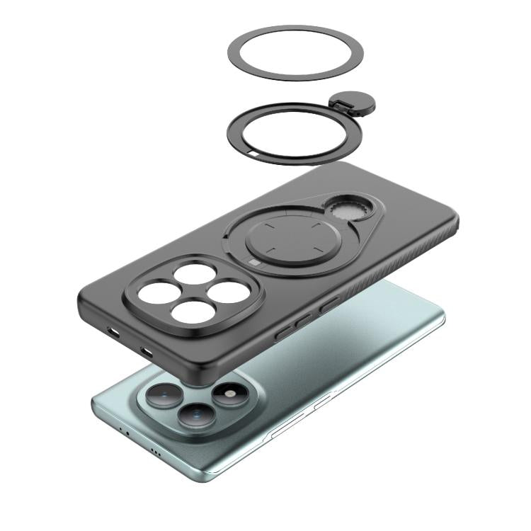 For Redmi Note 15 4G / 5G Global 164mm Ring Shield MagSafe TPU Phone Case with 360 Degree Rotating Holder
