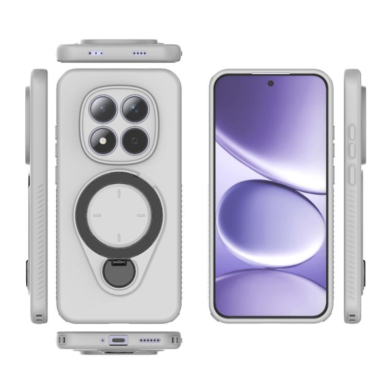 For Redmi Note 15 Pro 5G Global 163.6mm Ring Shield MagSafe TPU Phone Case with 360 Degree Rotating Holder