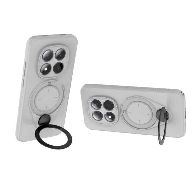 For Redmi Note 15 Pro 5G Global 163.6mm Ring Shield MagSafe TPU Phone Case with 360 Degree Rotating Holder