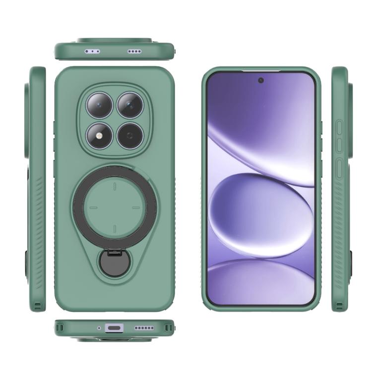 For Redmi Note 15 Pro 5G Global 163.6mm Ring Shield MagSafe TPU Phone Case with 360 Degree Rotating Holder