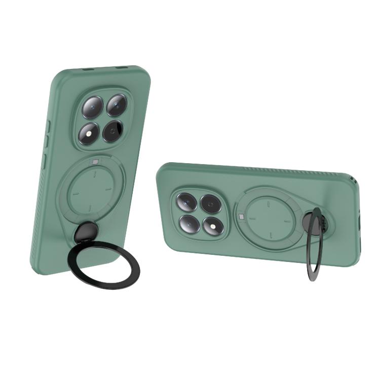 For Redmi Note 15 Pro 5G Global 163.6mm Ring Shield MagSafe TPU Phone Case with 360 Degree Rotating Holder