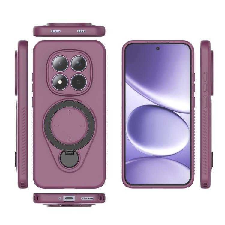 For Redmi Note 15 Pro 5G Global 163.6mm Ring Shield MagSafe TPU Phone Case with 360 Degree Rotating Holder