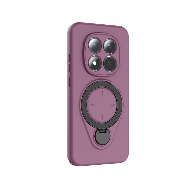 For Redmi Note 15 Pro 5G Global 163.6mm Ring Shield MagSafe TPU Phone Case with 360 Degree Rotating Holder