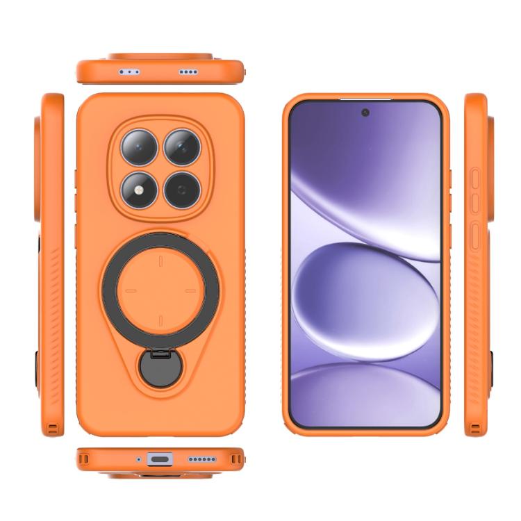 For Redmi Note 15 Pro 5G Global 163.6mm Ring Shield MagSafe TPU Phone Case with 360 Degree Rotating Holder