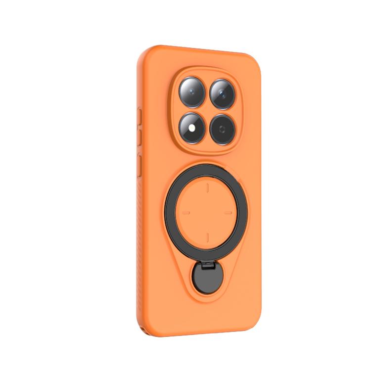 For Redmi Note 15 Pro 5G Global 163.6mm Ring Shield MagSafe TPU Phone Case with 360 Degree Rotating Holder