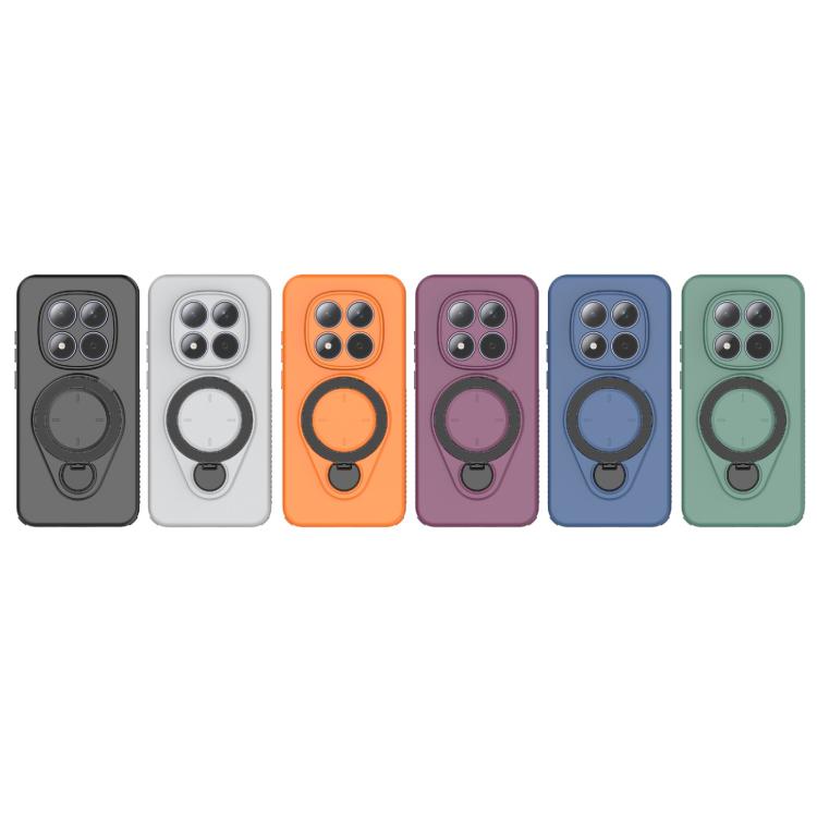 For Redmi Note 15 Pro 5G Global 163.6mm Ring Shield MagSafe TPU Phone Case with 360 Degree Rotating Holder