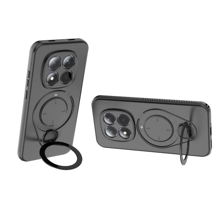 For Redmi Note 15 Pro 5G Global 163.6mm Ring Shield MagSafe TPU Phone Case with 360 Degree Rotating Holder