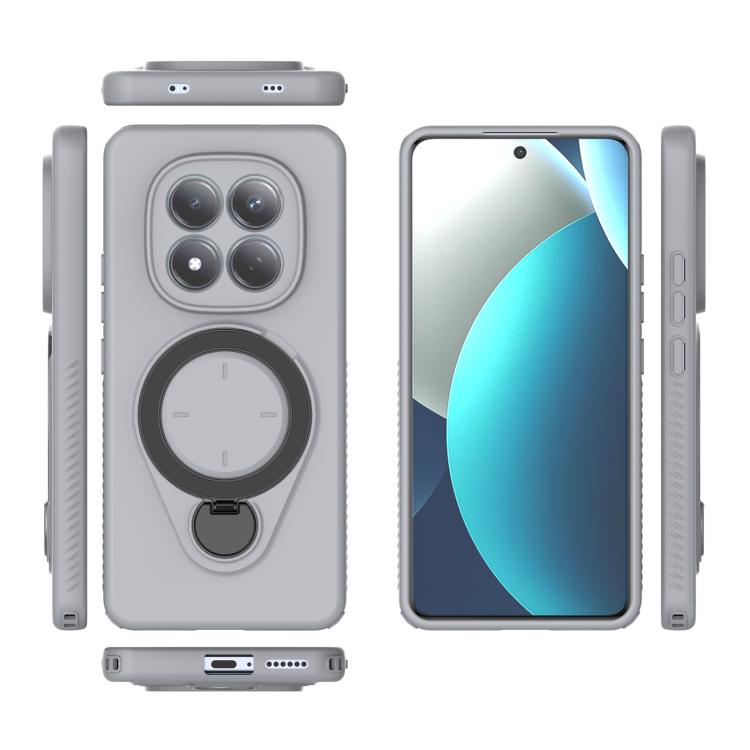 For Redmi Note 15 Pro 4G Global 163.2mm Ring Shield MagSafe TPU Phone Case with 360 Degree Rotating Holder