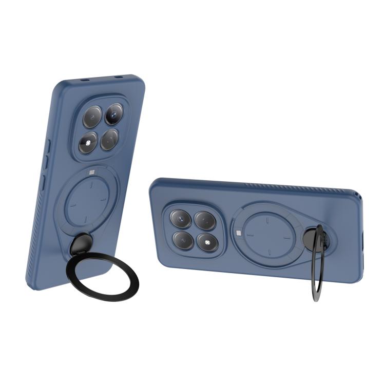 For Redmi Note 15 Pro 4G Global 163.2mm Ring Shield MagSafe TPU Phone Case with 360 Degree Rotating Holder