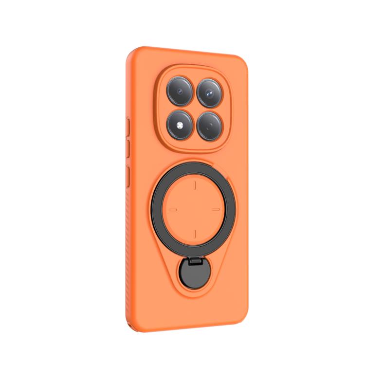 For Redmi Note 15 Pro 4G Global 163.2mm Ring Shield MagSafe TPU Phone Case with 360 Degree Rotating Holder
