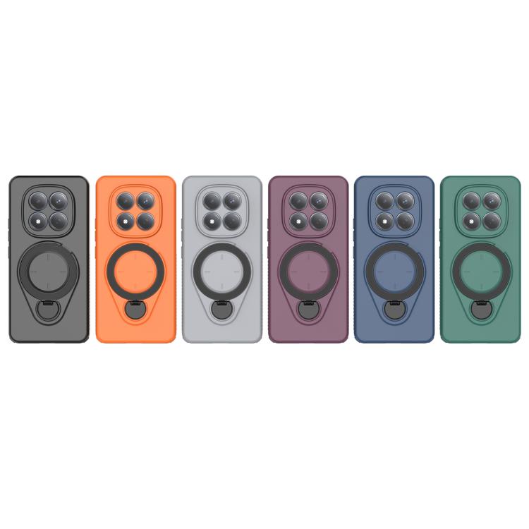 For Redmi Note 15 Pro 4G Global 163.2mm Ring Shield MagSafe TPU Phone Case with 360 Degree Rotating Holder