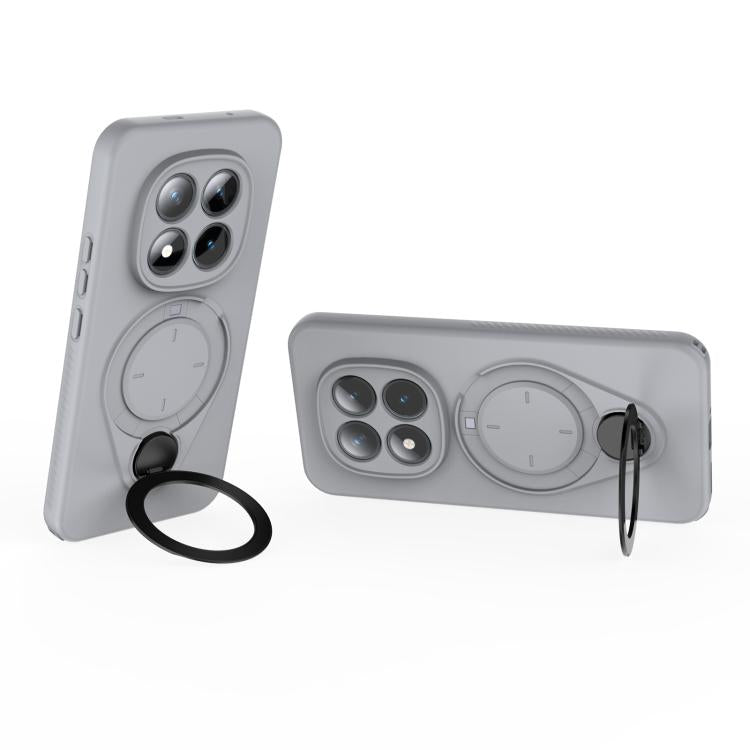 For Redmi Note 15 Pro+ 5G 163.3mm Ring Shield MagSafe TPU Phone Case with 360 Degree Rotating Holder