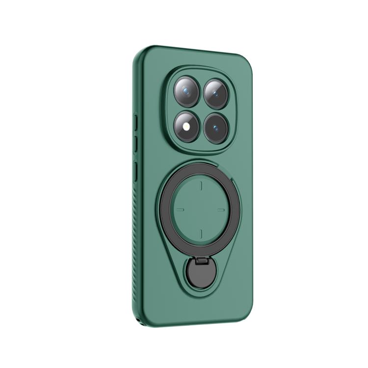 For Redmi Note 15 Pro+ 5G 163.3mm Ring Shield MagSafe TPU Phone Case with 360 Degree Rotating Holder