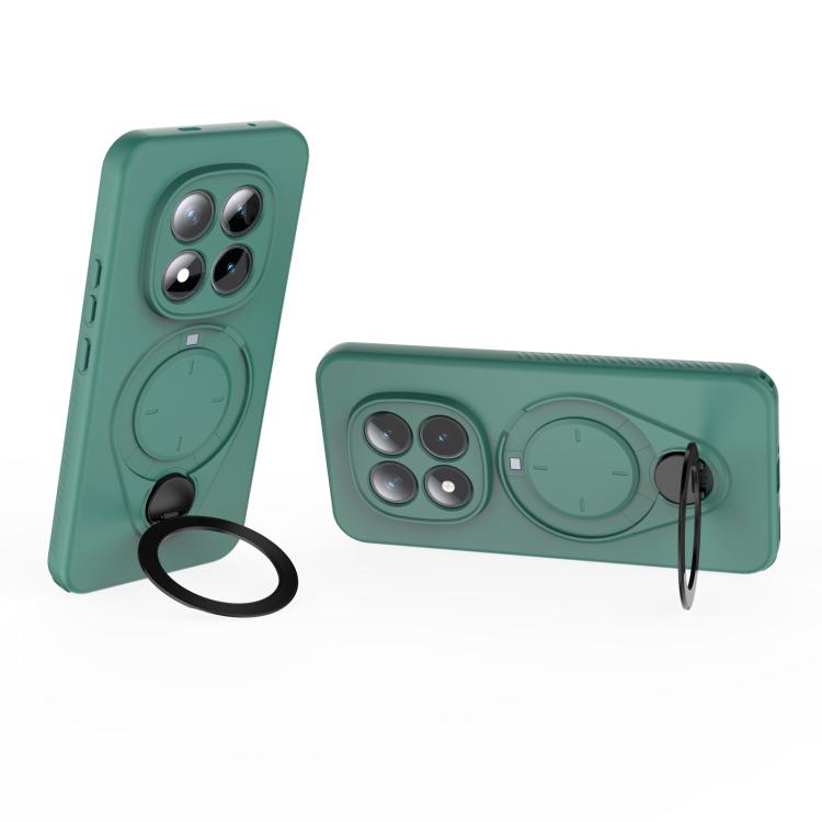 For Redmi Note 15 Pro+ 5G 163.3mm Ring Shield MagSafe TPU Phone Case with 360 Degree Rotating Holder