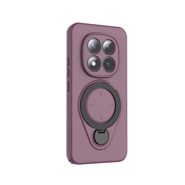 For Redmi Note 15 Pro+ 5G 163.3mm Ring Shield MagSafe TPU Phone Case with 360 Degree Rotating Holder