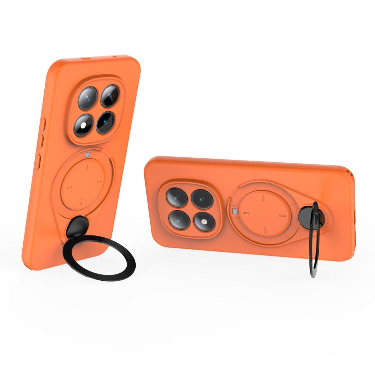 For Redmi Note 15 Pro+ 5G 163.3mm Ring Shield MagSafe TPU Phone Case with 360 Degree Rotating Holder