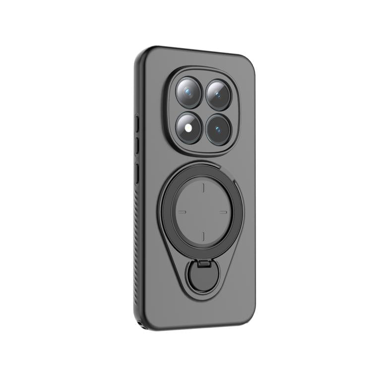 For Redmi Note 15 Pro+ 5G 163.3mm Ring Shield MagSafe TPU Phone Case with 360 Degree Rotating Holder
